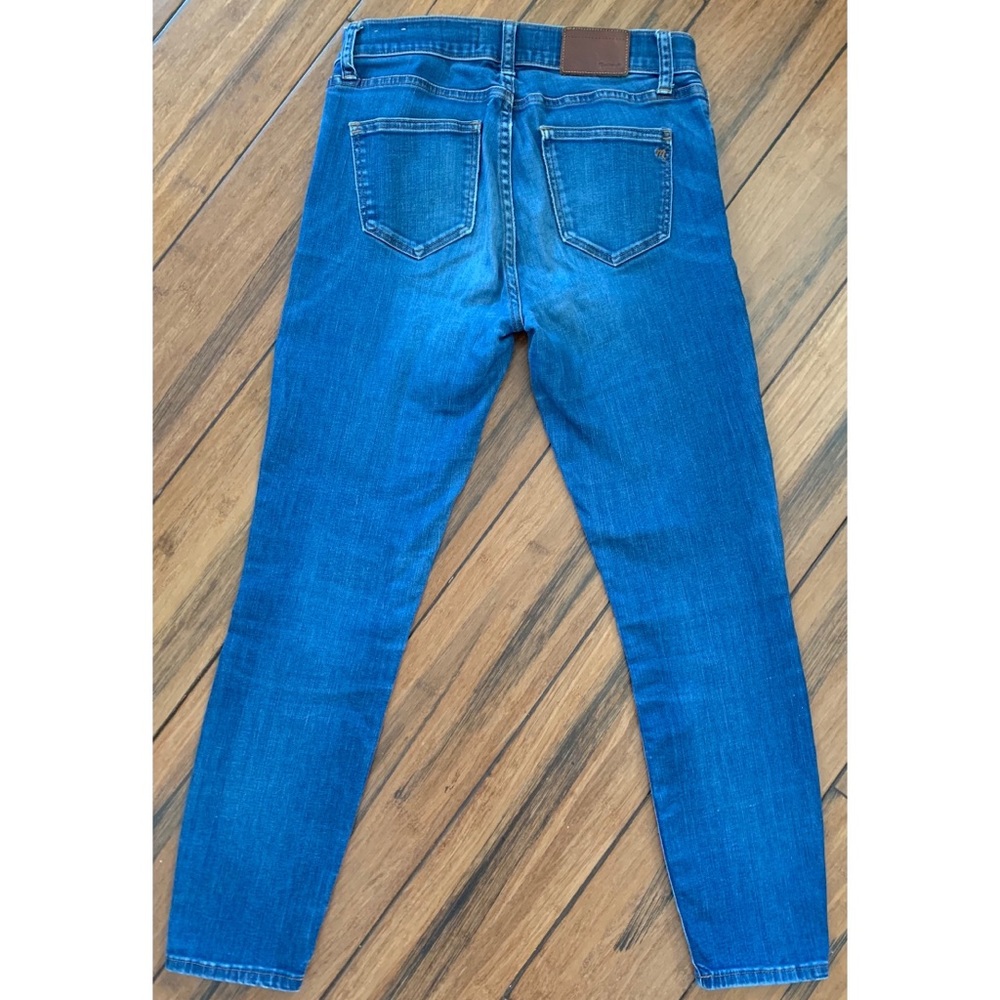 Madewell Cropped Skinny Jeans Medium Wash 27 waist - Picture 5 of 8